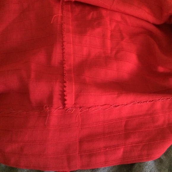 (MISSING) Vintage Hand-Sewn Red A-line Dress - Picture 6 of 7